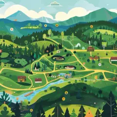 Bieszczady: Mapa aż 10 niesamowitych atrakcji na dziki urlop