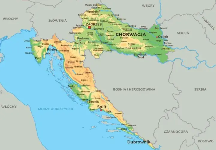 Gdzie leży Chorwacja? Odkryj jej lokalizację w Europie i sąsiadów