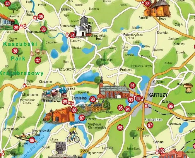 Atrakcje pomorskie: 5 skarbów regionu, których nie znasz! Mapa