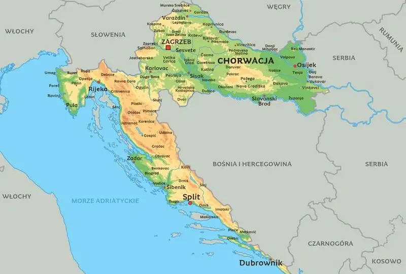 Gdzie leży Chorwacja? Odkryj jej lokalizację w Europie i sąsiadów