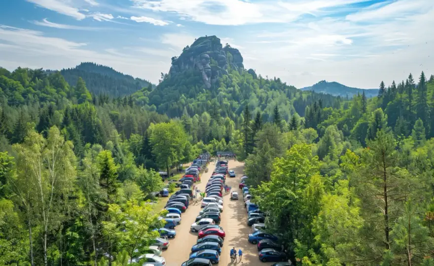 Szczeliniec parking: Jak uniknąć stresu przed wędrówką?